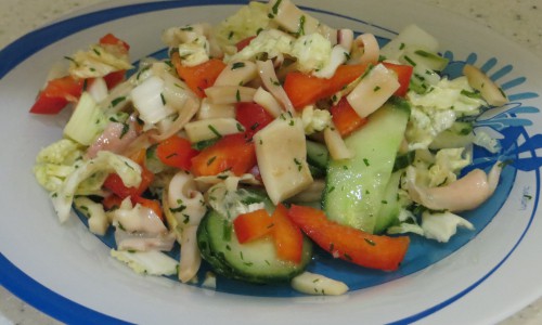 Рецепт дня: жаренные кальмары с перцем