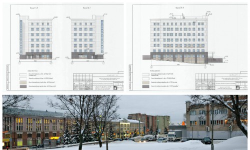 У ДК "Железнодорожников" построят здание налоговой за 700 миллионов рублей: проект фасада и мнения кировчан