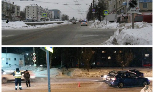 В Кирове на Октябрьском проспекте сбили двух пешеходов