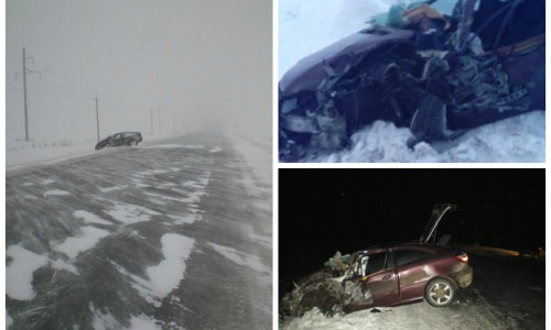 В Кировской области «Мерседес Бенц» столкнулся с КамАЗом