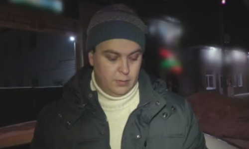 Видео: в Кирове задержали компанию пьяных молодых людей, которые ехали на «Шевроле» из клуба