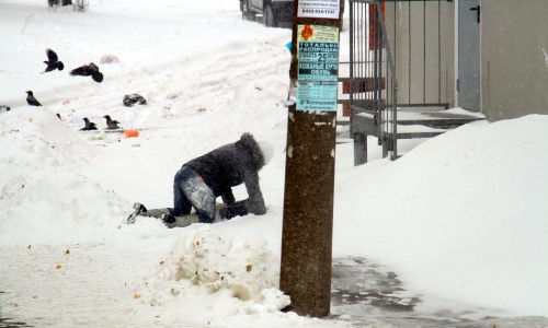 За неделю в Кирове 11 человек пострадали от гололеда