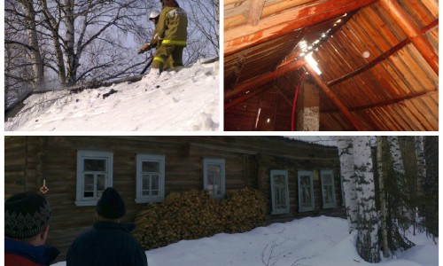 В Кировской области добровольцы спасли от огня фельдшерско-акушерский пункт