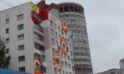 В 2015 году в Кирове планируется раскрасить еще три дома под «дымку»