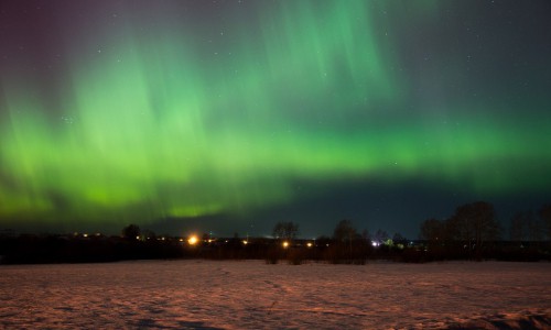 В Кирове видели северное сияние