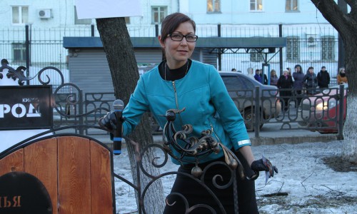 Фоторепортаж: в Кирове появилась птица счастья