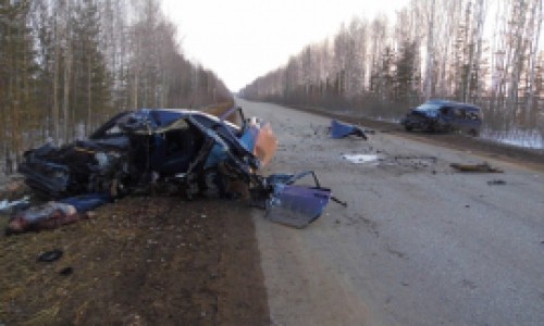 В Кировской области столкнулись «ВАЗ» и «Фольксваген»: водитель «двенадцатой» погиб на месте
