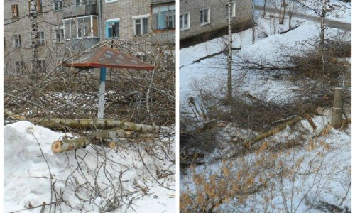 В Кирове собираются построить парковку на месте детской площадки