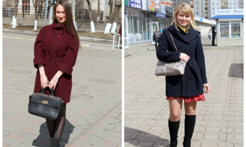Мода улиц: весной девушки Кирова выбирают пальто