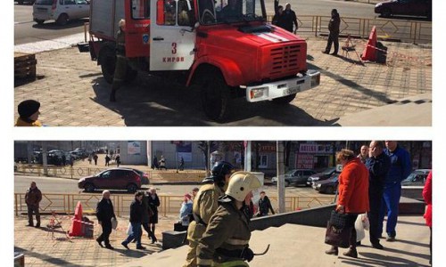 Срочно! В Кирове горит новое здание ЦУМа