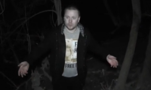 Видео: пьяный кировчанин нырнул в реку, чтобы скрыться от инспекторов ДПС