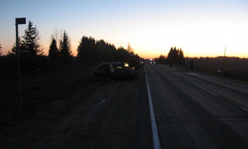 В Кировской области произошла еще одна страшная авария, в которой погибли двое человек