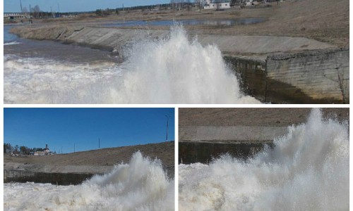 В Кировской области образовался природный фонтан