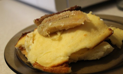 Готовим дома: творожная запеканка с бананами