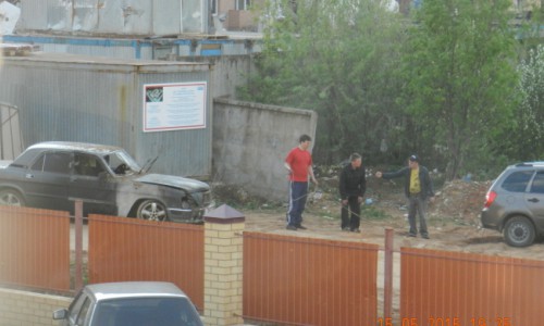 В Юго-Западном районе вспыхнула «Волга»