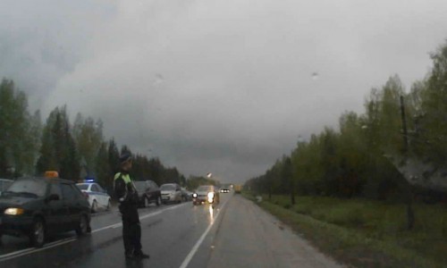 Видео: на трассе Киров-Стрижи столкнулись четыре машины