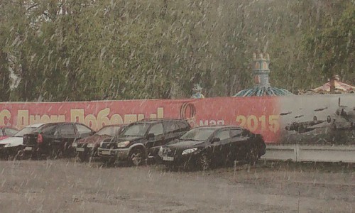 В городе прошел град: подборка фотографий и видео о том, как Киров "утонул" после майской грозы