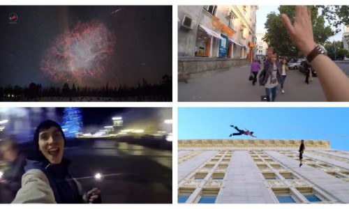 Танцы на здании мэрии и "дай пять" прохожим: подборка лучших видео за неделю