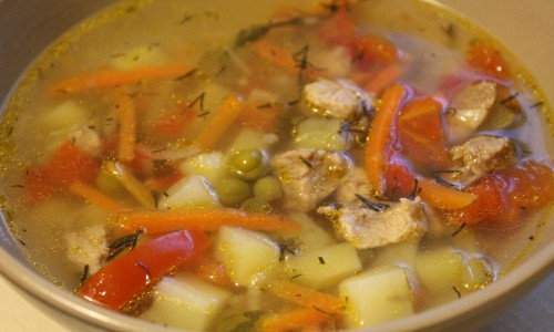 Супчик дня: с зеленым горошком