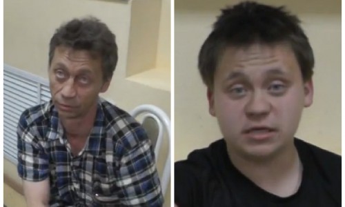 Видео: в Кирове задержали пьяных отца и сына, которые по очереди пытались поехать домой на своем авто