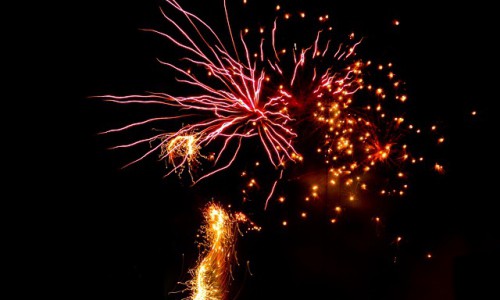 День рождения города Кирова: видео праздничного фейерверка