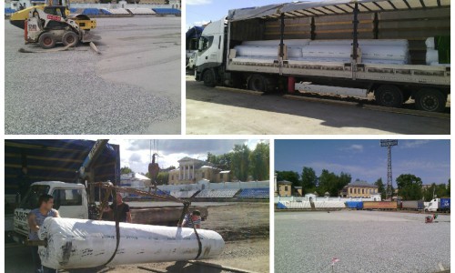 В Кирове на стадионе «Динамо» начались работы по реконструкции футбольного поля