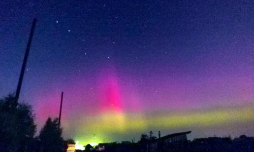 Сегодня ночью кировчане вновь смогут увидеть полярное сияние