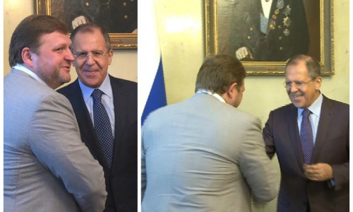 Министр иностранных дел Сергей Лавров наградил Никиту Белых