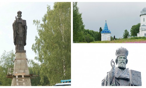 В Кировской области установили памятник Николаю Чудотворцу