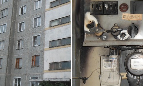 В жилом доме в Коминтерне вспыхнул огонь из-за горячей воды