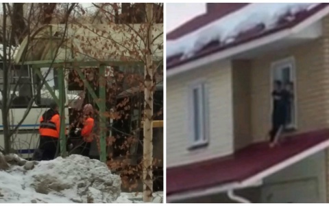 Что обсуждают: гибель женщины в автобусе и босые дети на козырьке дома