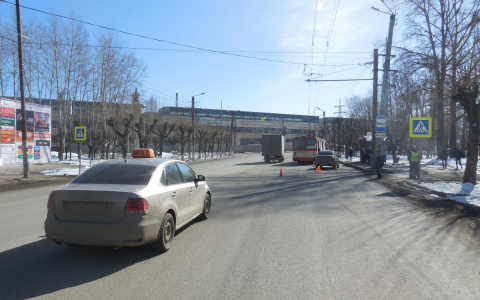 На Филейке на зебре водитель «Лады» сбил женщину