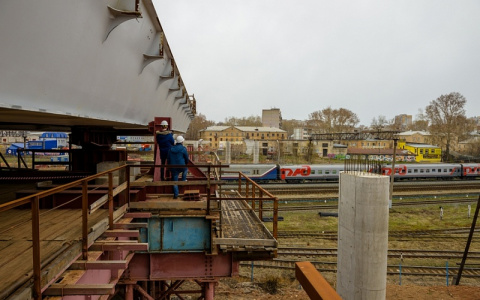 Строительство путепровода в Чистые пруды идет с опережением графика