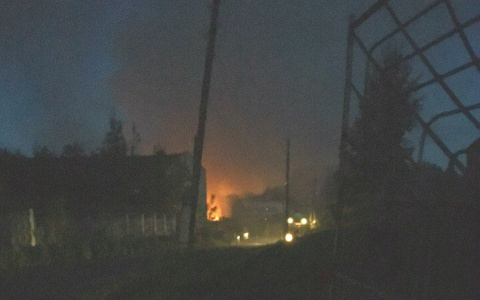 В Чепецке произошел пожар на мясоперерабатывающем заводе