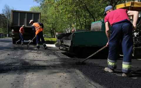 В Кирове вновь остановили укладку асфальта