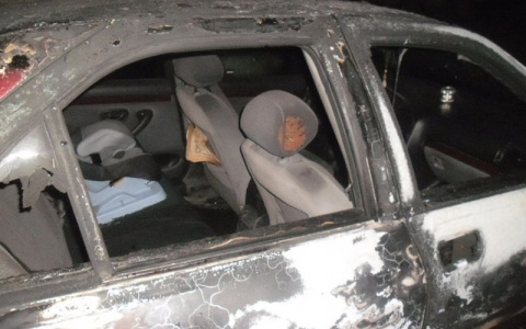 В Кировской области сгорел легковой автомобиль