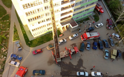 В новостройке на Комсомольской в квартире сгорело имущество на 150 тысяч