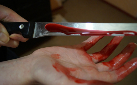 В Чистых прудах жена зарезала мужа