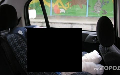 В Кирове медики откачивали ребенка, оставленного в одиночестве в машине