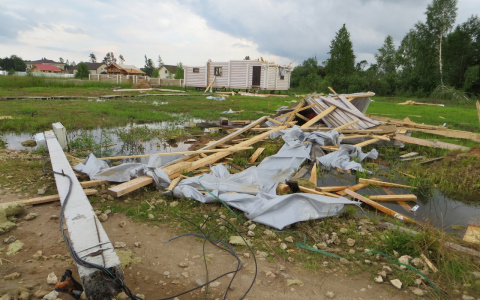 Рядом с Кировом был зафиксирован смерч