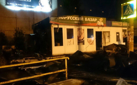 Цветочный павильон на улице Воровского горел второй раз за неделю