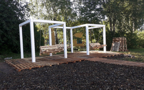 В Кирове появился нетипичный для города сквер