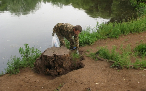 Территорию парка у кировского цирка обработали от крыс