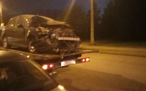 На Конева пьяный водитель совершил ДТП из-за облака пыли