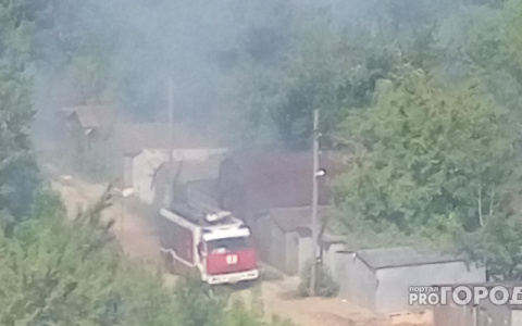 Житель Кирова получил серьезные ожоги при пожаре в гараже