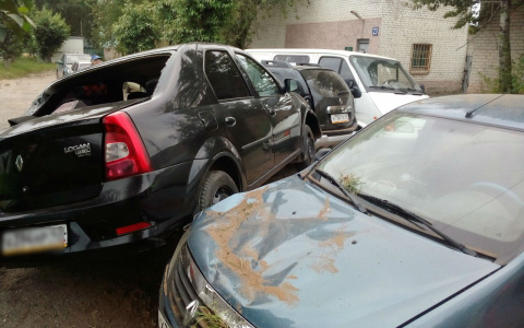 На Производственной произошла массовая авария из 5 машин