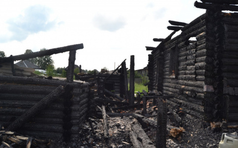 Из-за массовых пожаров в Омутнинске введен особый режим