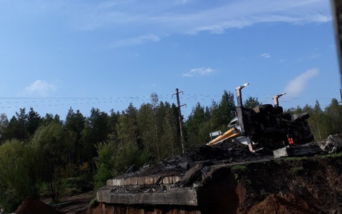 Специалисты назвали причину падения автокрана на Пагинке