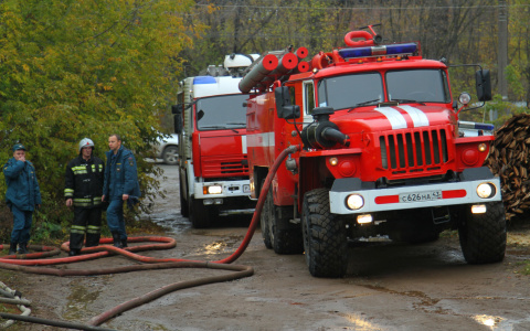 В Кировской области во время пожара сгорело пять тонн зерна