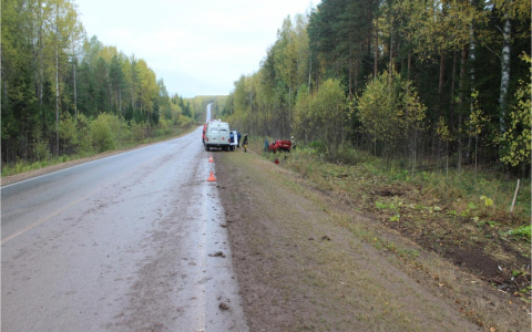 В Кировской области перевернулось авто: погиб водитель